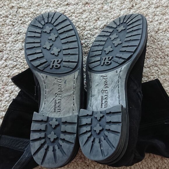 Paul Green 'Suri' Suede Moto Boots size 7.5 - Picture 10 of 12